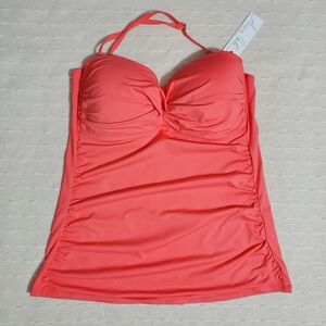 Anne Cole Twist Front Underwire‎ Two Piece Swimwear.  Size: XL